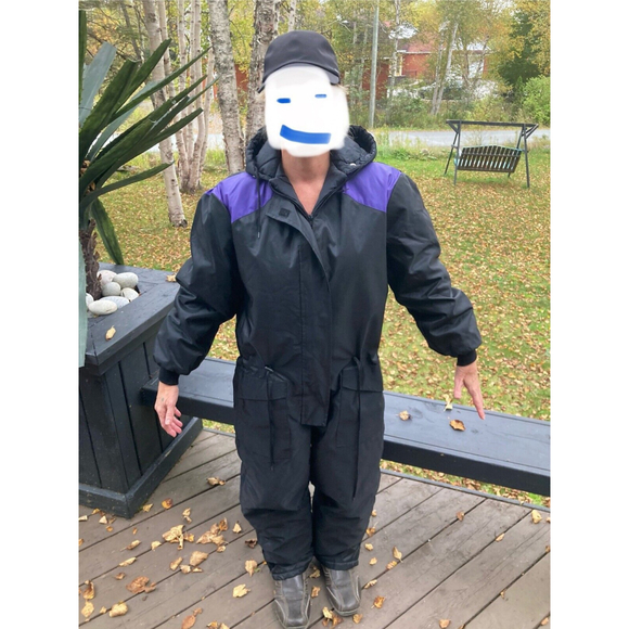 Vintage 70’s 80’s Snowmobile/Snow Suit Size M Skiing One-Piece Nikaldi Canada - Picture 6 of 16